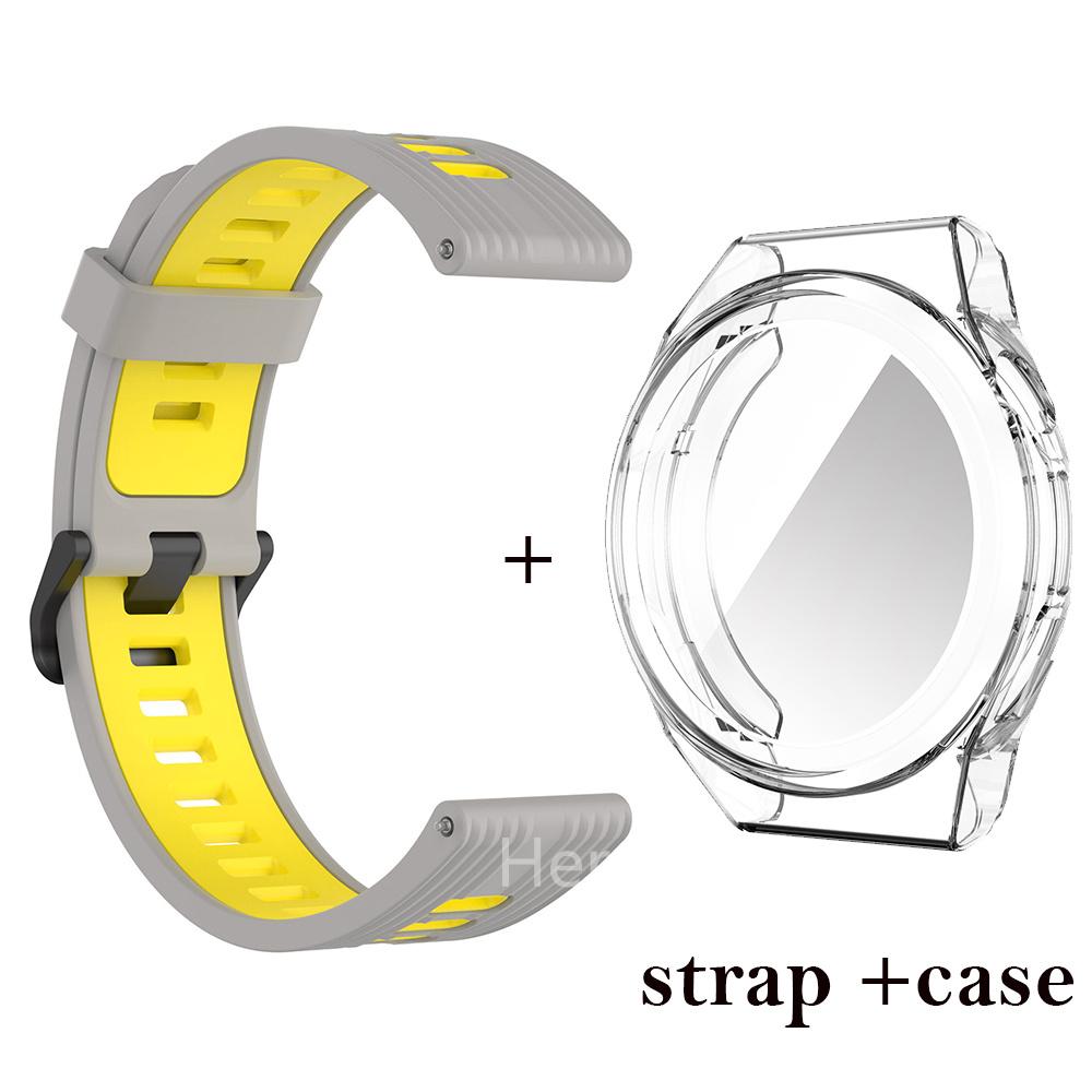 22mm WatchStrap Band For Huawei Watch GT3 SE Strap Bracelet Silicone Wristband for Huawei Watch GT Runner Smart Watch Band +Case