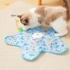 Interactive Hide and Seek Interactive Cat Toy with Mouse Squeaky Relieve Boredom Pet Play Cover Starfish Bite Resistance