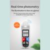 Digital Light Meter Lux Meter High Accuracy 0.1 to 200000Lux Portable Brightness Gauge with LCD Screen Data Hold Auto