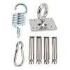 Hammock Hanging Kit Durable Wearable Stainless Steel Firm Connection Convenient Practical Hardware for Home