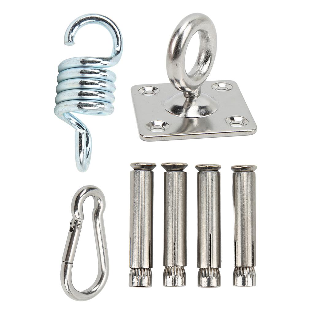 Hammock Hanging Kit Durable Wearable Stainless Steel Firm Connection Convenient Practical Hardware for Home