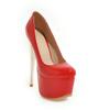 Sexy Ekstreme 16cm Høye Hæler Platformsko Kvinne Stor Størrelse 44 45 Merke Rød Blå Kvinners Hæler Pumps Selskaps Bryllupssko Kvinne