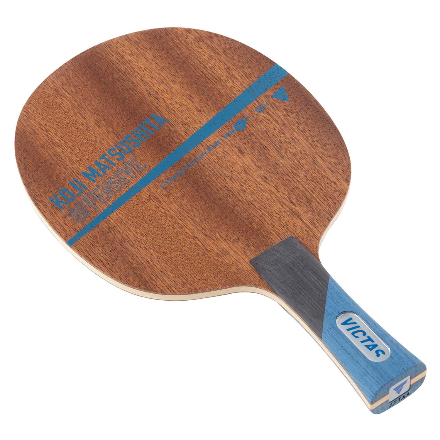 

VICTAS Table Tennis Koji Offensive Model Used by Koji 028104 Racket, Matsushita, Shakehand, Defensive, 5-Ply Plywood, Flare, Matsushita,