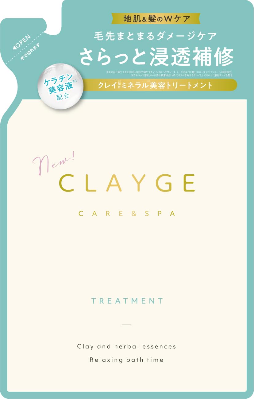 

CLAYGE Treatment SR Smooth Floral Musk Scent Refill 400 мл Single Refill (x1)