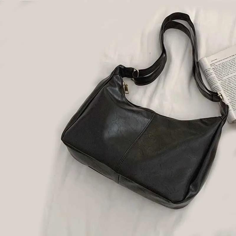 

Maillard Retro Shoulder Bag Women Trendy South Korean Tote Bag All-Match Large Capacity Shoulder Bag Handbag for Women