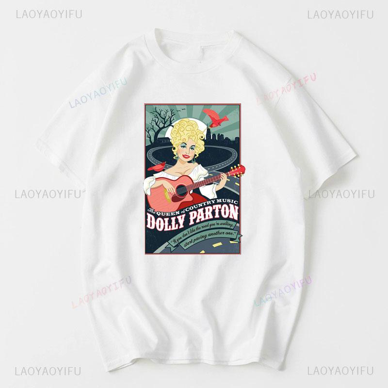 Dolly Parton Cheap Material Polyester Tshirt Women Summer Harajuku Coutry Music Legend Novelty Trend Hot Sale Popular Clothes