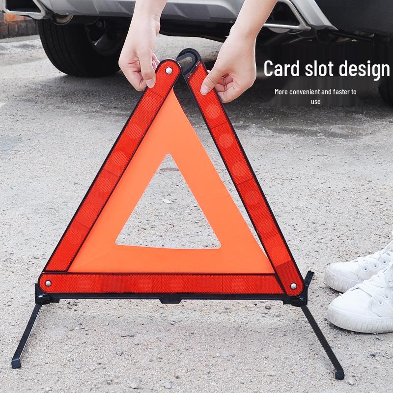 Car Tripod Reflective Warning Triangle Sign