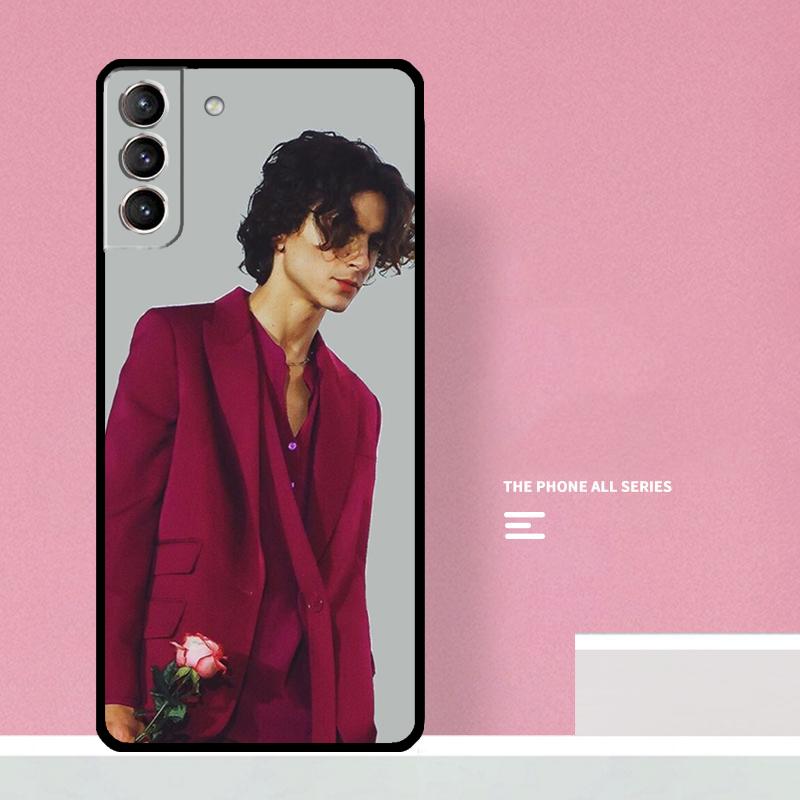 Timothee Chalamet Actor Phone Case For Samsung Galaxy S26 S23 Ultra S20 S21 S22 S24 S25 Plus S10 S25 FE Cover Coque