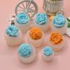 3D Flower Series Silicone Candle Mold Home Handmade Rose/Peony Scented Candle Making Supplies Diy Chocolate Cake Baking Tools
