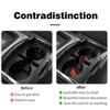 YANWEN Dustproof Trim Mats for Dodge Custom Interior Shifter Cup Holder Door and Center Console 2015-2020 Challenger, Liners, Inserts, Pockets, (11