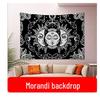 Retro Map Blackout Silk Curtain Divider for Bedroom