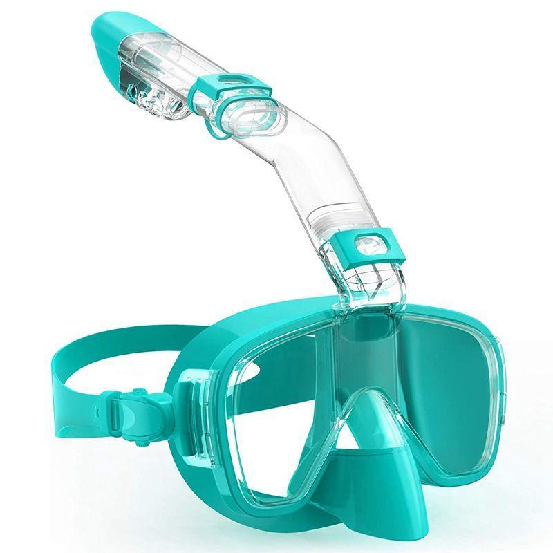 Adult Full-Dry Anti-Fog Waterproof Diving and Snorkeling Mask One Size