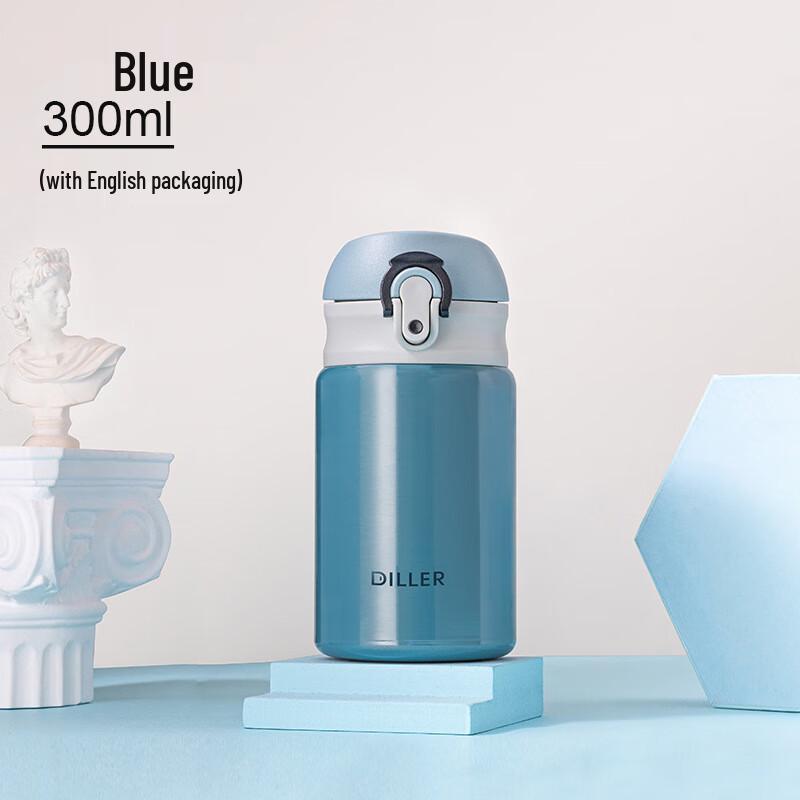 Dileber Portable Mini Stainless Steel Thermos Mug 300ml