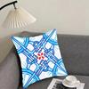 Russian porcelain Cushion Cover Reversible Plush Pillow Cover – For car, sofa, bedroom, perfect as a gift.