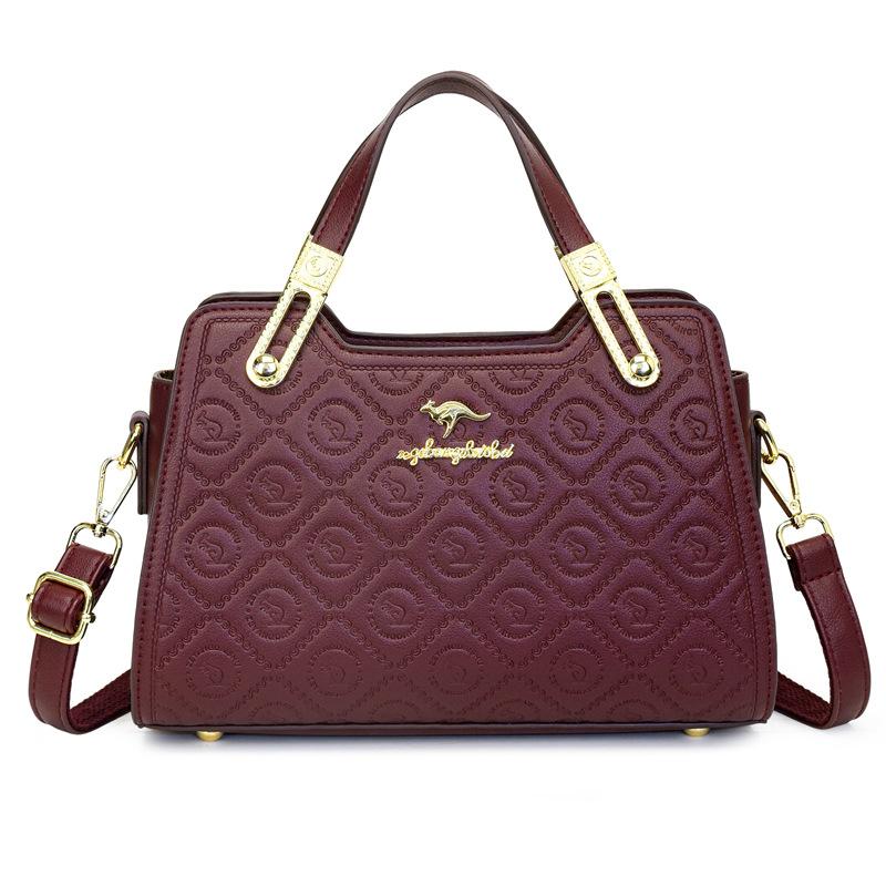 Fashionable Large-capacity Single-shoulder Crossbody Bag and Handbag for Women