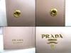 Authentic PRADA Beige Saffiano Metal Leather 4 Pics Key Chain #a542  Refurbished