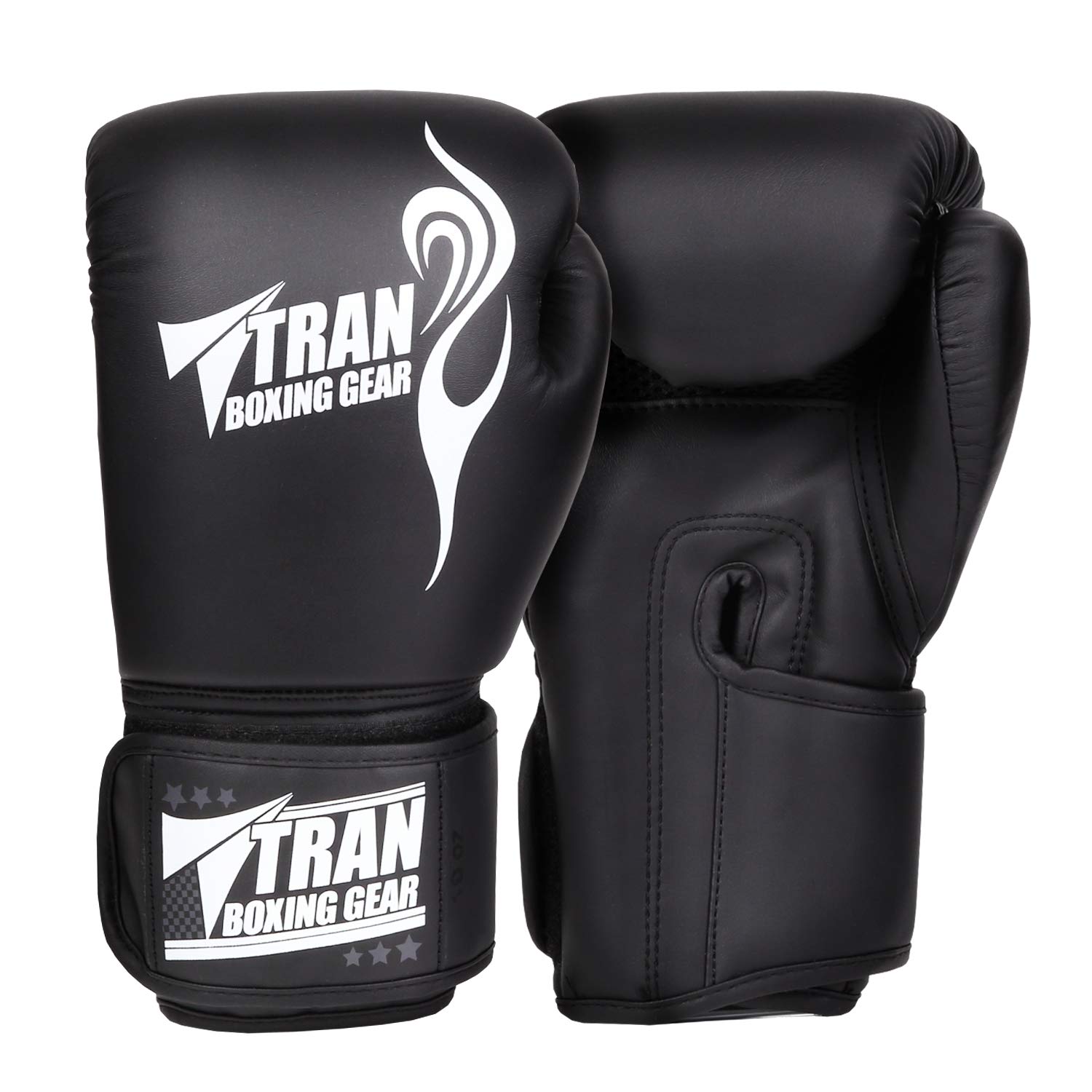 

Stylish TRAN Boxing Gloves for Martial Muay Boxing Punching Stress with Portable Storage Bag x Kickboxing, Arts, Karate, Taekwondo, MMA, Thai,