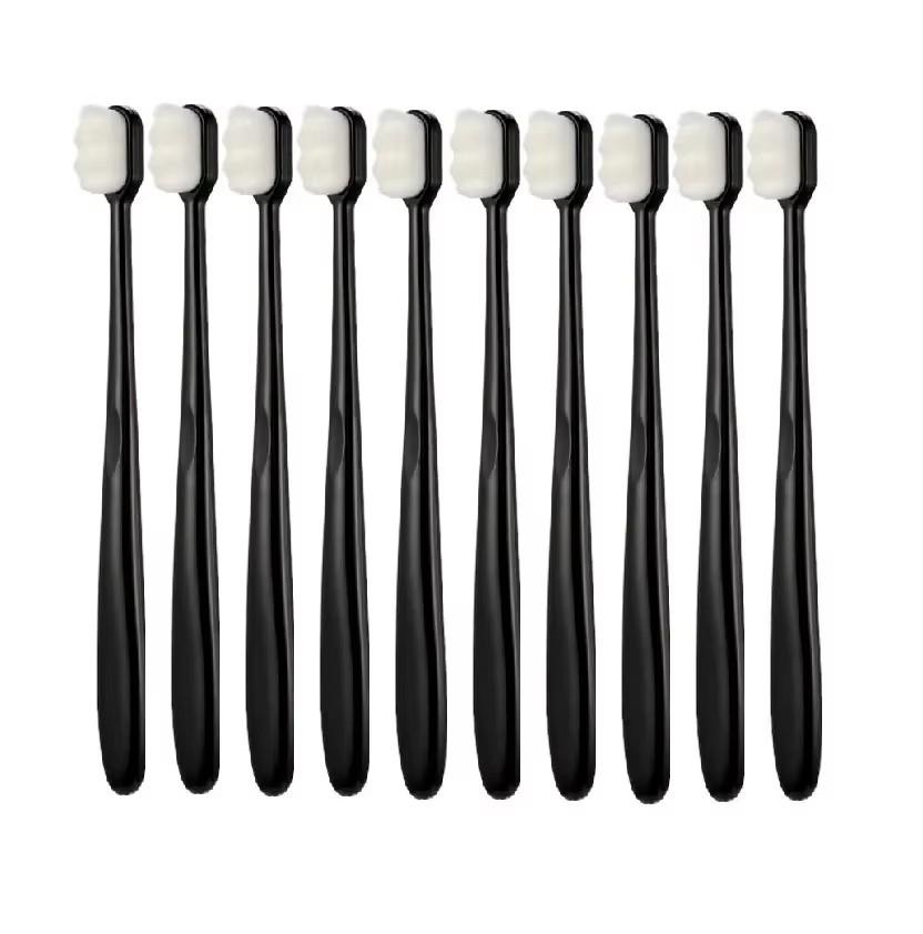 5/10Pcs Ultra-fine Soft Toothbrush Million Nano Bristle Adult Tooth Brush Deep Cleaning Portable Travel Dental Oral Care Brush