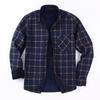 Men's Flannel Button-Up Jacket | Plaid, Fleece Lined, Chest Pockets ,Warm , Casual & Stylish | For Daily, Work & Weekend