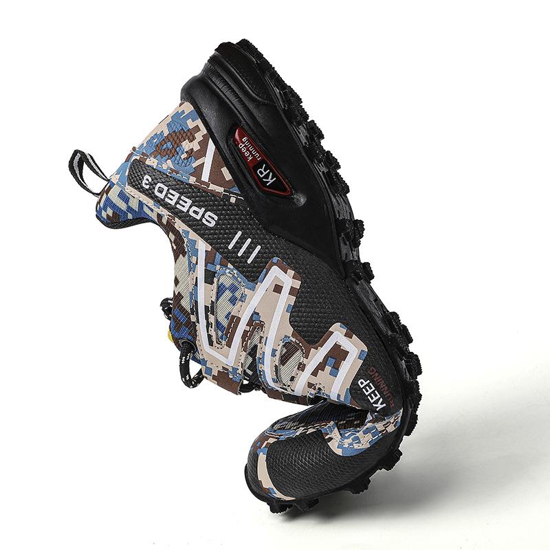 Large Size Men's Outdoor Hiking Shoes Mountain Bike Casual Sports Shoes Lightweight, Comfortable Waterproof Outdoor Hiking Shoes