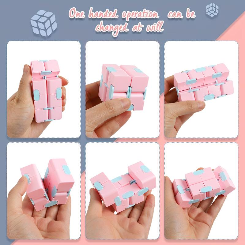 Infinite Magic Puzzle Cube for Kids Birthday Party Favors Goodie Pinata Fillers Adults Stress Relief Toy Christmas Gifts Game