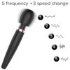 Multi functional massage stick large massage stick ABS+silicone material 3-speed variable speed+5-speed mode USB charging style
