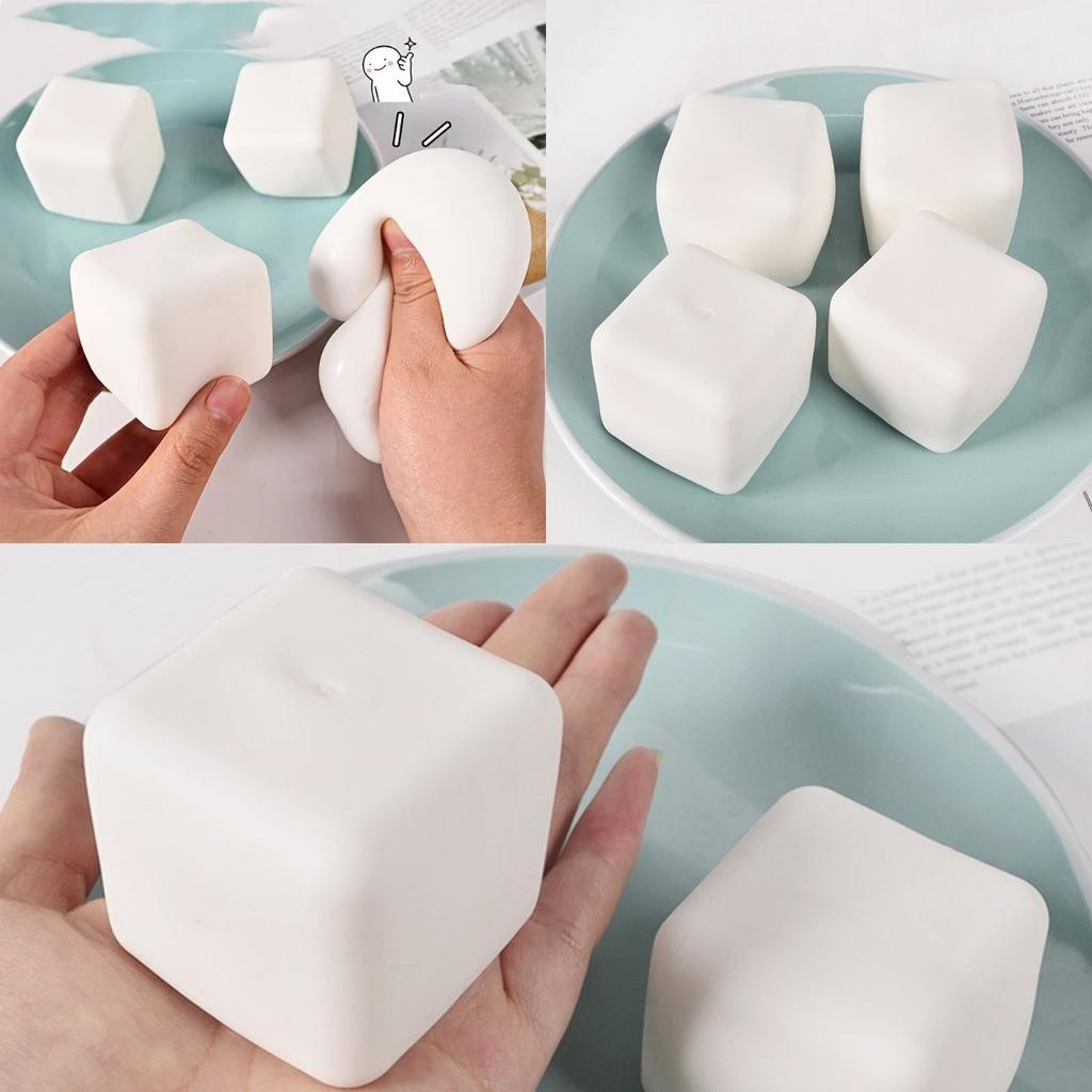Squishy Tofu Stress Balls Autism Sensory Toys Stress & Anxiety Relief Fidget Toys Dough Water Ball Gifts Bulk For Adults Kids