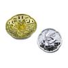 10Pcs Round Button Cardigan New Chinese Sweater Trench Coat High-End Exquisite Metal Decorative Buttons