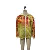 Felpa con cappuccio da donna autunnale Giacca con cerniera Giacca da donna stampata a maniche lunghe allentata casual alla moda
