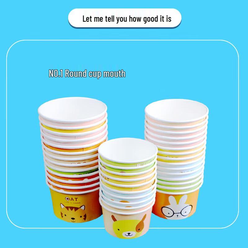 Disposable 5oz Ice Cream & Yogurt Paper Cups