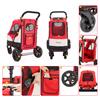Outing Shopping Four-wheel Pet Cart Storing Foldable Portable Cat and Dog Outdoor Cart Wheelchair Pet Outdoor Cart Large Space