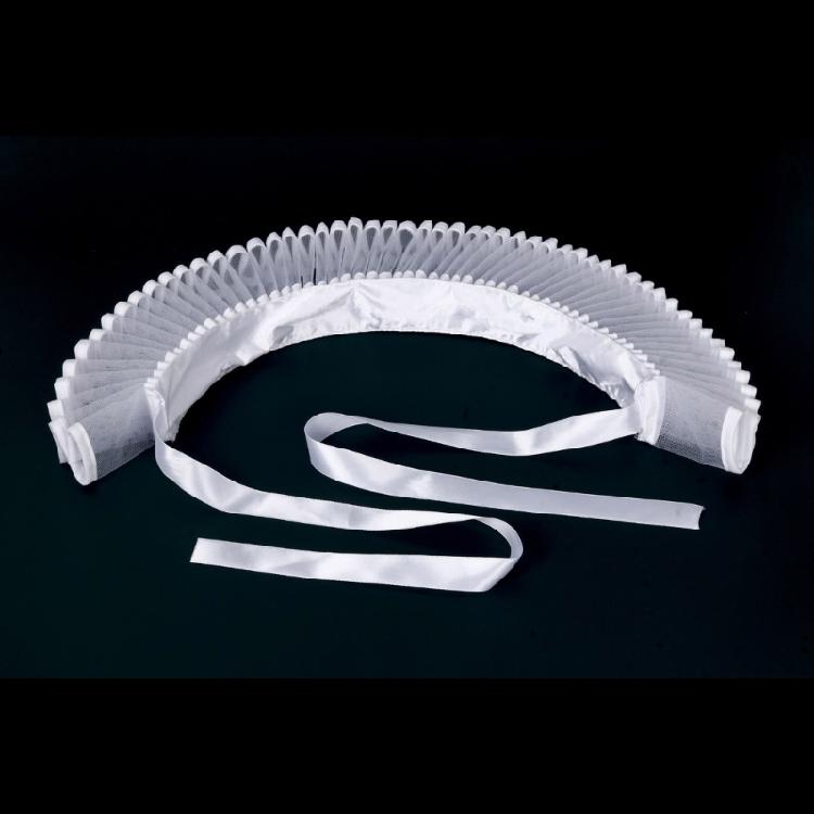 Clown Cosplay Choker Viktorianische Renaissance Rüschen Weißes Netz Falscher Kragen Abnehmbare Halskrause für Kinder Mädchen Halsbekleidung