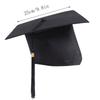 Academic Hat Academy Souvenir Caps Decoration Cosplay Supplies School Pendent Ornament Bachelor Headgear Fringe Graduation Hat
