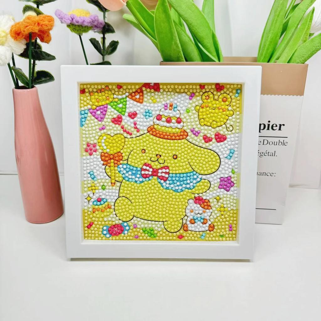 Free Shipping/Cartoon Diamond Painting Children'S Gift Handmade Cross Stitch Framed Diy Bedroom Sticker