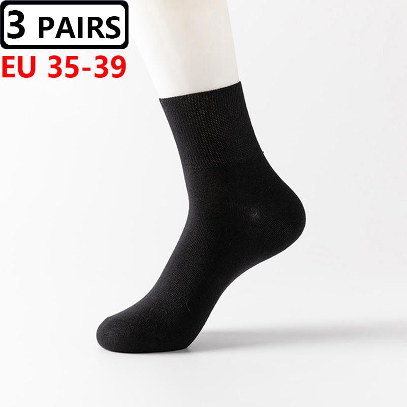 3 Pairs/lot Men's Large Socks Plus Big Size EU48,49,50 All-match Casual Business Anti-Odor Men Socks Sox Meias Calcetines Hombre