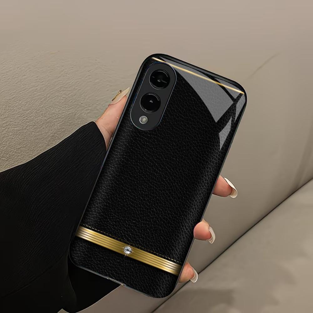 

New Business Man Temperament PhoneCase Glass PhoneCase for Samsung Galaxy S26 S25 S24 S23 S22 S21 FE,Ultra,Plus Dropresistant GalaxyS24FE