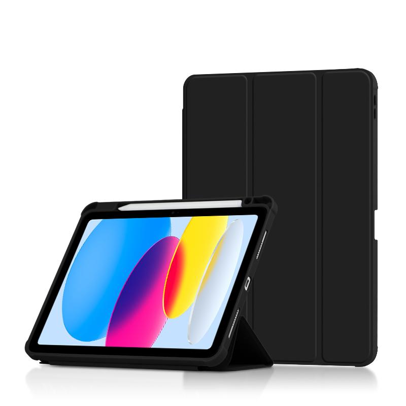 For iPad A16 11 Inch Case iPad 11th Cover with Pencil Holder for iPad 10th 11th Generation Case Auto Sleep Wake iPad (A16)