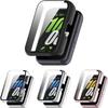Watch Case for Samsung Galaxy Fit 3 Tempered Glass Screen Smartwatch Protector Hard PC Bumper+Glass for Galaxy Fit3 Accessories