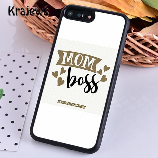 Wife Mamma Boss For iPhone 17 Air 16 Phone Case Cover 15 14 Plus 12 13 Pro Max Coque Fundas