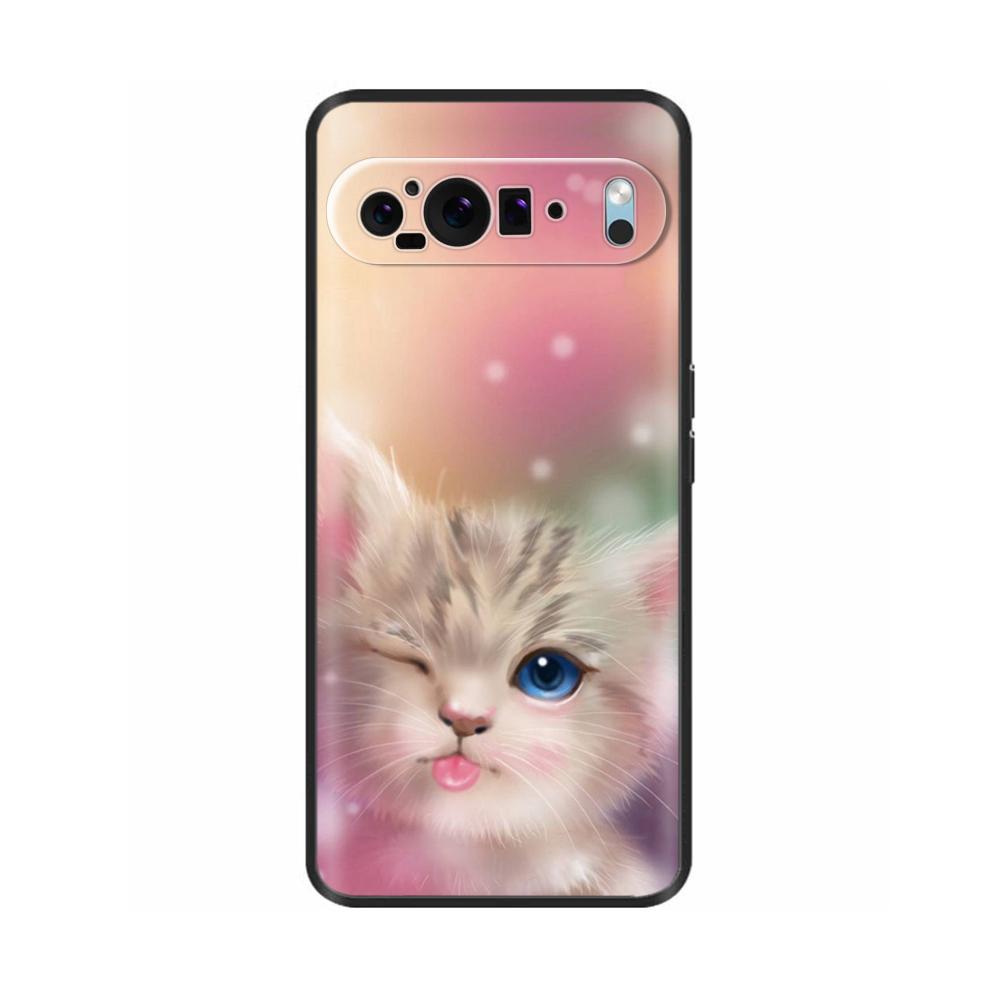Para Google Pixel 10 Pro 10Pro XL Funda Dulce Amor Flor Suave Silicona TPU Cubierta para Google Pixel10 Pro XL Resistente a Golpes Carcasa Funda