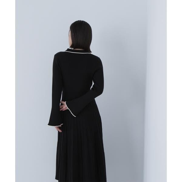 Natural Beauty Basics Skipper Bicolor Knit Dress (Beige/M)