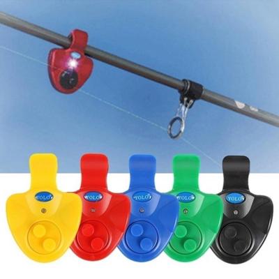 Indicador eletrônico de pesca noturna ao ar livre LED luz alarme de mordida de peixe alerta sonoro