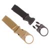Webbing Buckle Hook Water Bottle Holder Clip Outdoor Military Nylon Climb Carabiner Belt Backpack Hanger Camp