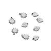 20 pièces Acier Inoxydable Couleur Dorée Pendentifs Tournesol Petites Feuilles Breloques DIY Collier Fabrication de Bijoux Accessoires Bracelet