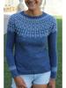 Damen Rundhals Colorblocking Locker geschnittener Mode-Pullover Strickoberteil Luxuriöses Relaxed-Fit Schlankmachendes und Vielseitiges Oberteil