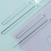Transparent Plastic Ruler 0-30cm Straight Ruler for Artists Designers Student Architect Engineer Teacher
