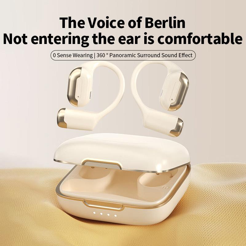 

T19 OWS Ear Hook Bluetooth-compatible Headset Wireless Headphone Waterproof Earphone Skin Color