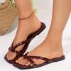 Pantofole da Donna Estive Leggere Piatte Scarpe da Donna Moda Taglie Forti Pantofole da Donna Lusso Sandali Ciabatte da Esterno Tendenza Donna