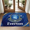 Everton Football Design Crystal Velvet Rug Soft Decorative Mat for Bedroom Entrance