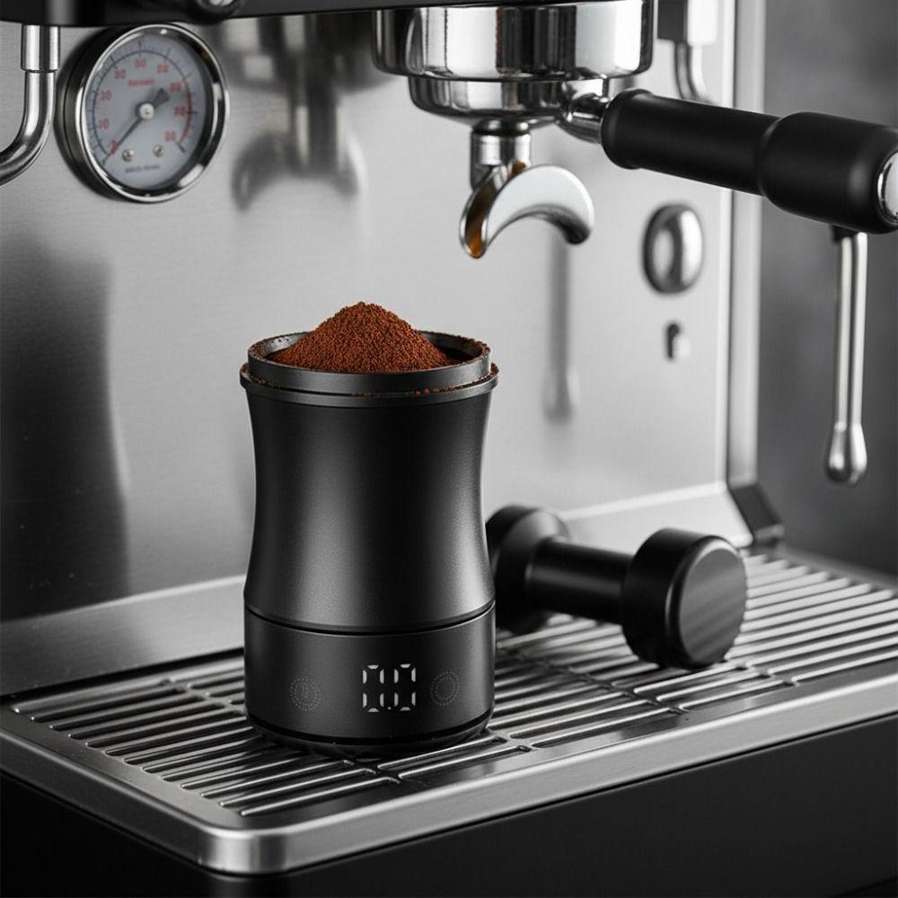 Elektronisk Kaffevåg med Hög Precision LED-skärm Kaffepulverkopp 58 MM Kaffedoseringskopp Gåva